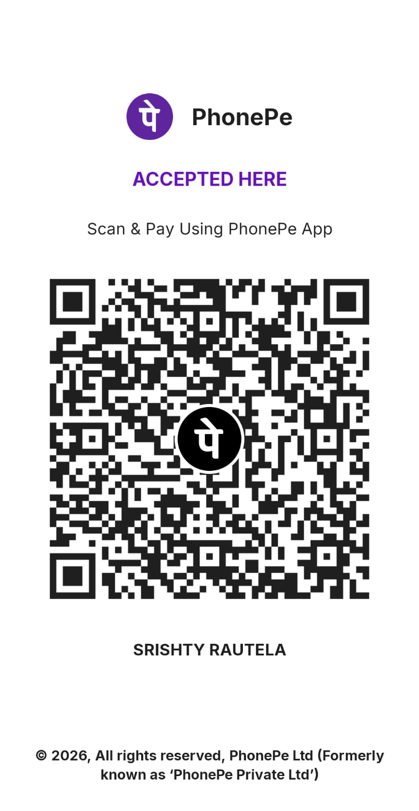 Payment QR Code